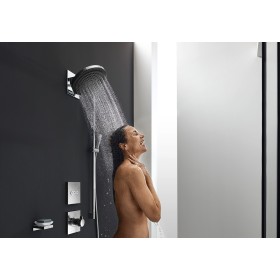 hansgrohe Unica Pulsify Brausestange 90 cm mit Halter und Brauseschlauch