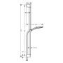hansgrohe Pulsify Select S Duschset 105 3 Strahlarten Relaxation mit Duschstange 90 cm
