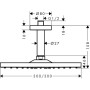 hansgrohe Raindance E Kopfbrause 300 1jet mit Deckenanschluss