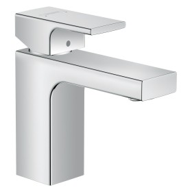 hansgrohe Vernis Shape Waschtischarmatur 100 mit Zugstangen-Ablaufgarnitur