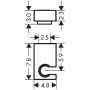 hansgrohe Brausehalter Porter E