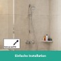 hansgrohe Vernis Blend Brauseset Vario mit Duschstange Crometta 65 cm