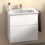Villeroy & Boch Venticello Waschtisch 65 x 50,5 cm, mit 1 Hahnloch und Überlauf