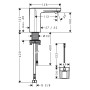 hansgrohe Vernis Blend Elektronik Waschtischmischer für Kalt- oder vorgemischtes Wasser, Batteriebetrieb