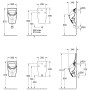 Villeroy & Boch O.novo Urinal-Deckel