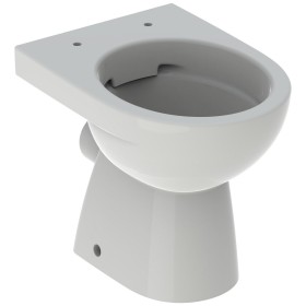 Geberit Renova Stand-WC-Tiefspüler, Abgang horizontal, Rimfreeberit Renova Stand-WC Tiefspüler ohne Spülrand