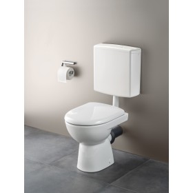 Geberit Renova Stand-WC-Tiefspüler, Abgang horizontal, Rimfreeberit Renova Stand-WC Tiefspüler ohne Spülrand
