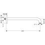 hansgrohe Brausearm E 38,9 cm