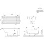 Villeroy & Boch Architectura Solo Badewanne 170 x 70 cm
