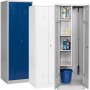 Wolfstahl Putzmittelschrank Stahl abschliessbar 60 x 50 x 180 cm
