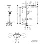 hansgrohe Raindance Select S Showerpipe 240 1jet P mit Thermostat