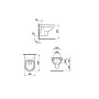 LAUFEN PRO Wand-WC Kombipaket mit WC-Sitz 6/3-Liter