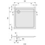 Villeroy & Boch O.novo Duschwanne 90 x 90 cm