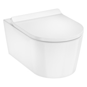 Ensemble WC mural hansgrohe EluPura S 540 sans bride avec abattant, AquaHelix Flush et SmartClean