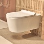 hansgrohe EluPura S Wand WC Set 540 spülrandlos mit WC-Sitz, AquaHelix Flush und SmartClean