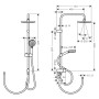 hansgrohe Vernis Blend Duschsystem 200 1 jet EcoSmart Reno