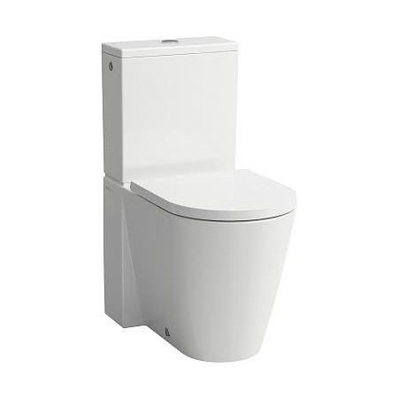 LAUFEN Kartell Stand-WC-Kombination spülrandlos, Tiefspüler