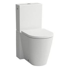 LAUFEN Kartell Stand-WC-Kombination spülrandlos, Tiefspüler
