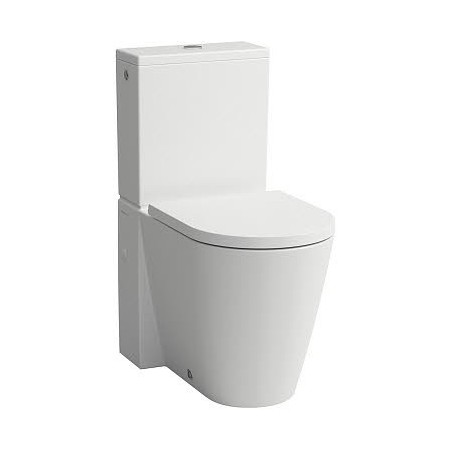 LAUFEN Kartell Stand-WC-Kombination spülrandlos, Tiefspüler
