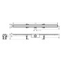 hansgrohe RainDrain Compact Komplettset Duschrinne 120 cm befliesbar für Standardinstallation