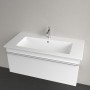 Villeroy & Boch Venticello Schrankwaschtisch 100 x 50 cm, mit 1 Hahnloch und Überlauf