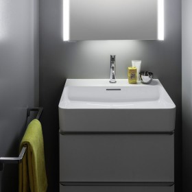 Vasque LAUFEN Val, encastrable 65 x 42 cm avec 1 trou de robinet, avec trop-plein