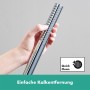 hansgrohe Tecturis S 3-Loch Einhebel-Wannenrandarmatur mit Schlauchbox (sBox)