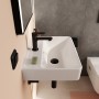 hansgrohe Xanuia Q Handwaschbecken 500/390 mit Hahnloch und Überlauf