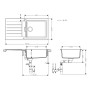 hansgrohe S520-F480 Einbauspüle 480 mit Abtropffläche, reversibel