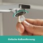 hansgrohe Rebris E Einhebel-Waschtischarmatur 240 CoolStart wassersparend+ für Waschschüsseln mit Zugstangen-Ablaufgarnitur