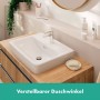 hansgrohe Vernis Blend Waschtischarmatur 70 mit isolierter Wasserführung und Zugstangen-Ablaufgarnitur