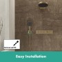hansgrohe FixFit Q Wandanschluß mit Duschkopfhalterung