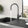 Villeroy & Boch Umbrella Flex Einhebel-Küchenarmatur mit Schlauchbrause
