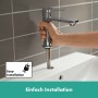 hansgrohe Rebris E Einhebel-Waschtischarmatur 110 mit Zugstangen-Ablaufgarnitur