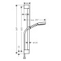 hansgrohe Pulsify Select S Duschset 105 3 Strahlarten Relaxation mit Duschstange 65 cm