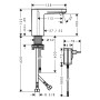 hansgrohe Vernis Blend Elektronik Waschtischmischer mit Temperaturvoreinstellung, Netz 230 V