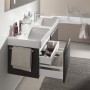 LAUFEN PRO S Doppelwaschtisch 130 cm unterbaufähig, mit Hahnloch