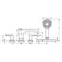 hansgrohe Vivenis 4-Loch Wannenrandarmatur mit Schlauchbox (sBox)