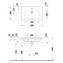 Duravit D-Code Waschtisch 80 cm