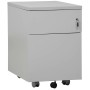 Wolfstahl Rollcontainer Stahl 2 Auszüge abschliessbar 40 x 60 x 62 cm