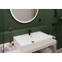 hansgrohe Xanuia Q Aufsatzwaschtisch geschliffen 800/480 mit Hahnloch und Überlauf