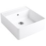 Villeroy & Boch Spülstein Einzelbecken, Ablaufgarnitur mit Handbetätigung