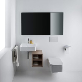 Lavabo à main LAUFEN Val 45 x 42 cm avec trou de robinet, avec trop-plein