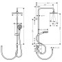 hansgrohe Vernis Shape Duschsystem 230 1 jet EcoSmart Reno