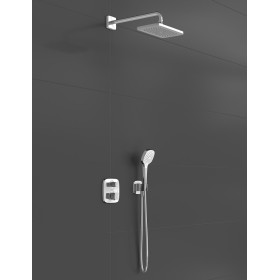 hansgrohe Croma E Brausesystem 280, 1 Strahlart mit Ecostat E