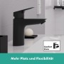 hansgrohe Logis Einhebel-Waschtischmischer 100 mit Push-Open