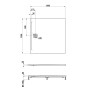 LAUFEN PRO Marbond Duschwanne 120 x 120 x 3,3 cm