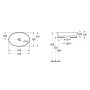 Villeroy & Boch Artis Aufsatzwaschtisch, oval