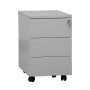 Wolfstahl Rollcontainer Stahl 3 Auszüge abschliessbar 40 x 60 x 62 cm