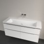Villeroy & Boch Subway 3.0 Schrankwaschtisch 130 cm, ohne Hahnloch, ohne Überlauf